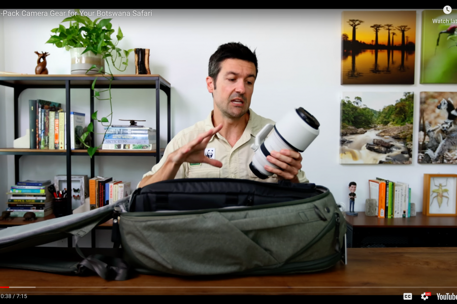 Court Whelan describes the ideal photo gear for a Botswana safari